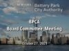 BPCA Board Meeting – October 27, 2021