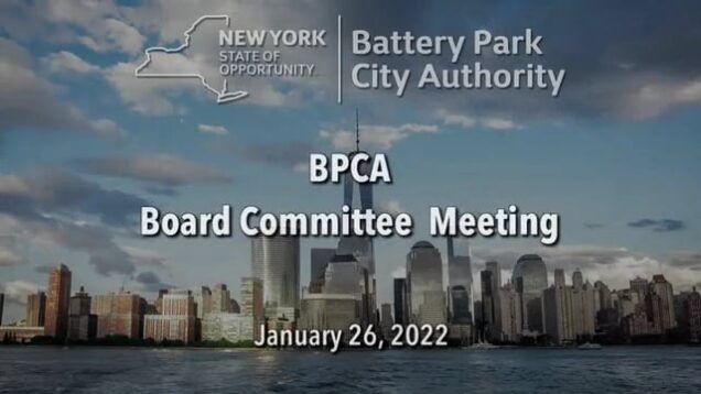 BPCA Board Meeting January 26, 2022