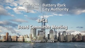 BPCA Board Committee Meeting – October 11, 2022