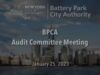 BPCA Audit Committee – January 25, 2023