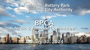 BPCA Audit & Finance Committee – Jan 30 2024