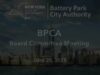 BPCA Board Committee Meeting – June 25, 2025