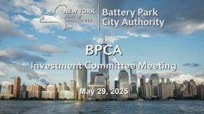 BPCA Investment Committee May 29 2025