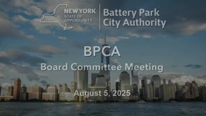 BPCA Board Committee – August 5th 2025