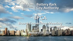 BPCA Board Committee Meeting – January 28, 2026